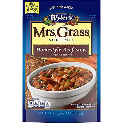 Wylers Mrs Grass Homestyle Beef Stew Hearty Mix - 5.57 OZ - Image 2