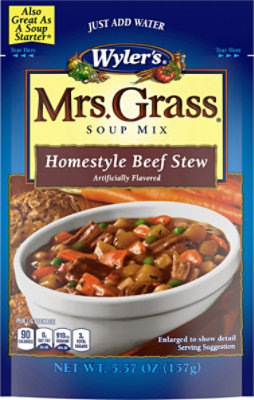 Mrs. Grass Homestyle Beef Stew Soup Mix - 5.57 Oz - Image 2