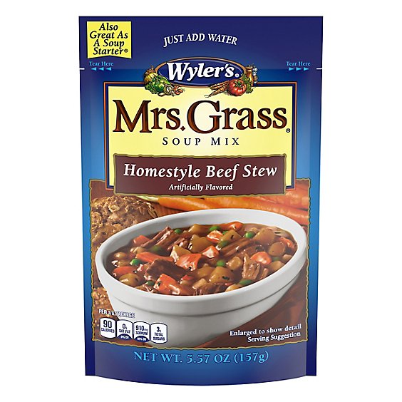 Wylers Mrs Grass Homestyle Beef Stew Hearty Mix - 5.57 OZ