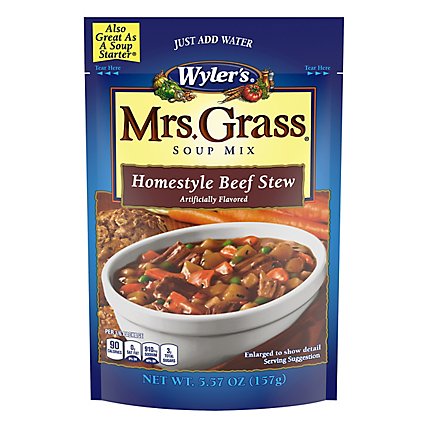 Wylers Mrs Grass Homestyle Beef Stew Hearty Mix - 5.57 OZ - Image 1