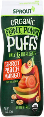 Sprout Baby Food Quinoa Mango Carrot Puff - 1.5 OZ - Image 2