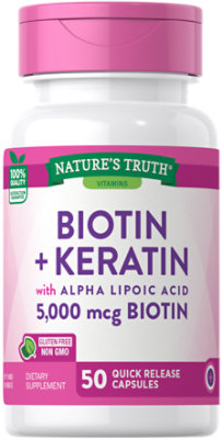 Natures Truth Alpha Lipo Acid Biotin - 50 CT - Image 1
