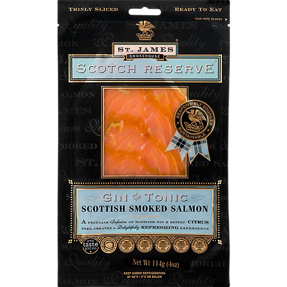 Scotch Reserve Salmon Smk Gin & Tonic Scottish - 4 OZ
