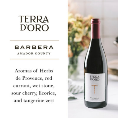 Terra d'Oro Barbera Red Wine Bottle - 750 Ml - Image 2