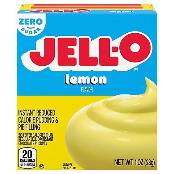 Jell-o Inst Pudding/pie Mx Lemon Sf/ff  Pudding & Pie Filling - 1 OZ