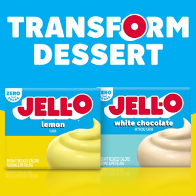 Jell-O Lemon Zero Sugar Instant Reduced Calorie Pudding & Pie Filling - 1 Oz - Image 5