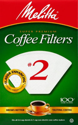 Melitta No. 2 Cone Filter - 100 CT - Image 2