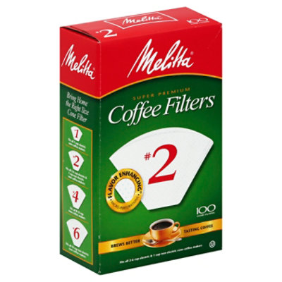 Melitta No. 2 Cone Filter - 100 CT - Image 1