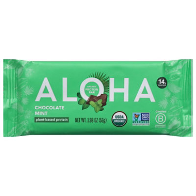 ALOHA Plant Based Chocolate Mint Protein Bar - 1.89 Oz