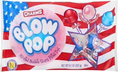 Charms Flag Blow Pop Bag - 9.1 OZ - Image 2