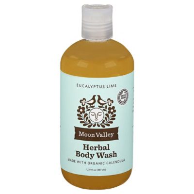 Moon Valley Organics Eucalyptus Lime Body Wash - 13 FZ - Image 2