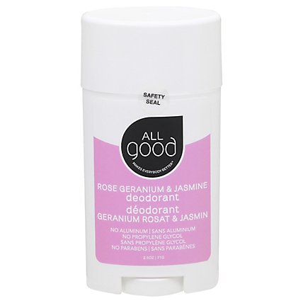 All Good Deodorant Rose Geranium & Jasmine - 2.5 Oz - Image 3