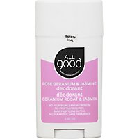 All Good Deodorant Rose Geranium & Jasmine - 2.5 Oz - Image 2