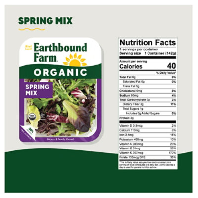 Earthbound Farm Organic Spring Mix Tray - 5 Oz - Image 3