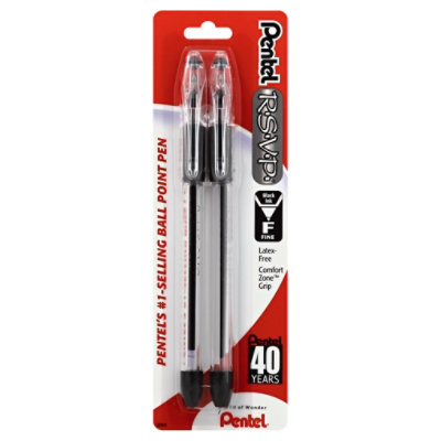 Pentel Rsvp Black Pen - 2 CT - Image 1