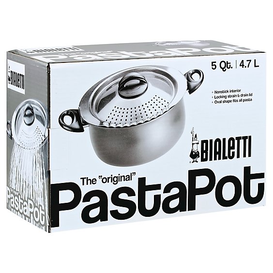 Bialetti Good Cook Silver Pasta Pot - EA
