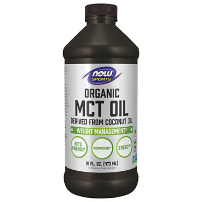 Now Foods Organic Mct Oil Pure Coconut - 16 CT - Image 3