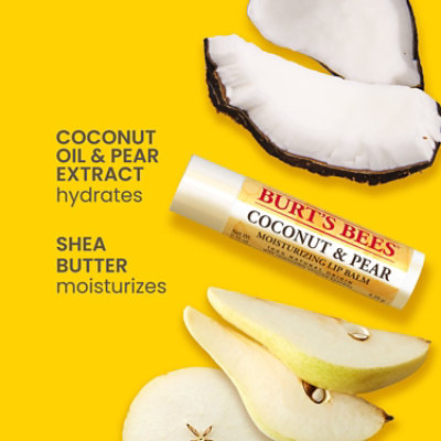 Burts Bees Lip Balm Moisturizing Coconut & Pear - Each - Image 5