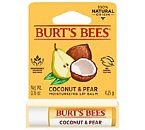 Burts Bees Lip Balm Moisturizing Coconut & Pear - Each