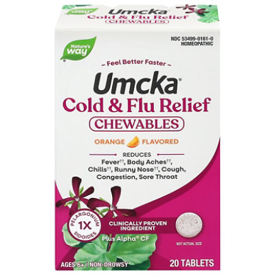 Nature Wy Umcka Cld/flu Chw - 20 CT - Image 1