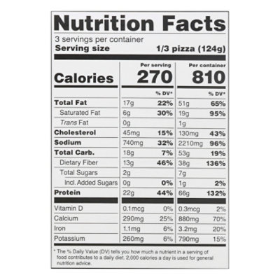 Quest Frozen Meat Lover's Loaded Pizza - 13.2 Oz - Image 4