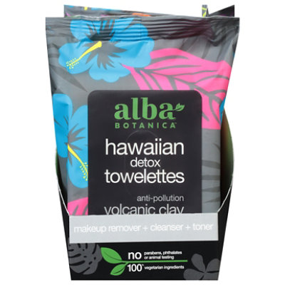 Alba Botanica Hawaiian Detox Towelettes - 30 Count - Image 3