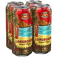 Kona Longboard Island Lager Cans - 4-16 Fl. Oz. - Image 1