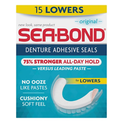 Seabond Lower Denture Adhesive - 15 CT - Image 3