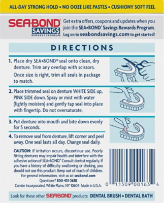 Seabond Lower Denture Adhesive - 15 CT - Image 4