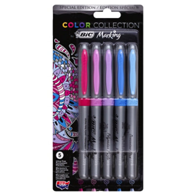 Sharpie Fine Poing Permanent Markers -Black - 5 Pack - Memorial