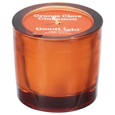 Good Light Tinted Glass Votive Orange Clove Cinnamon - 1 EA - Image 2