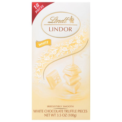 Lindt Lindor Truffle Chocolate White - 3.5 Oz - Image 2