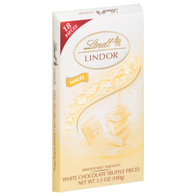 Lindt Lindor Truffle Chocolate White - 3.5 Oz - Image 1