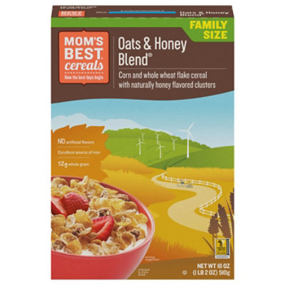 Mom's Best Oat & Honey Blend Cereal - 18 OZ - Image 1