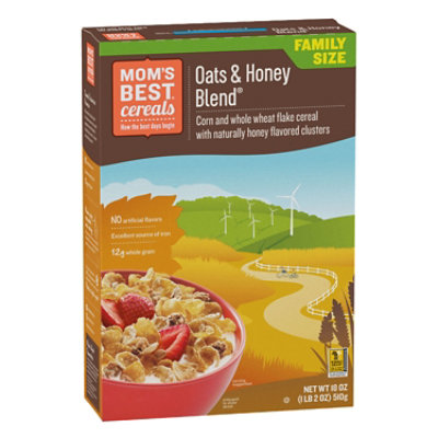 Mom's Best Oat & Honey Blend Cereal - 18 OZ - Image 2