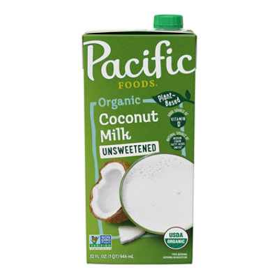 Pacific Foods Organic Unsweetened Coconut Milk - 32 Fl. Oz. - Image 1