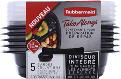 Rubbrmaid Take Alongs Divided Snack - 5CT - Image 4