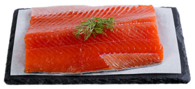 Bristol Bay Wild Sockeye Salmon Fillet Previously Frozen - 1 lb. - Image 1