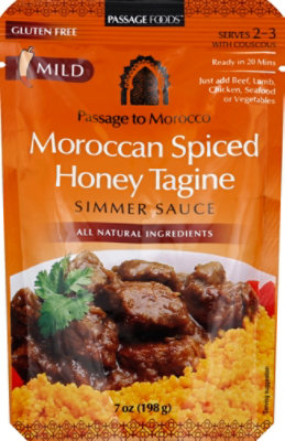 Passage Foods Morocan Spiced Honey Tagine Simmer Sauce - 7 OZ - Image 2