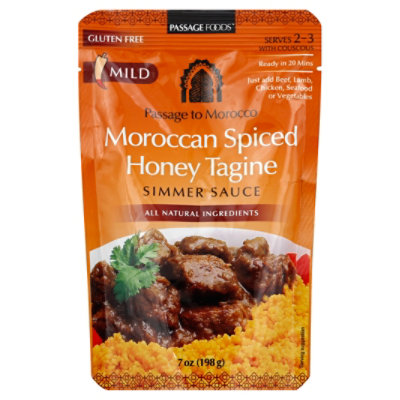 Passage Foods Morocan Spiced Honey Tagine Simmer Sauce - 7 OZ - Image 1