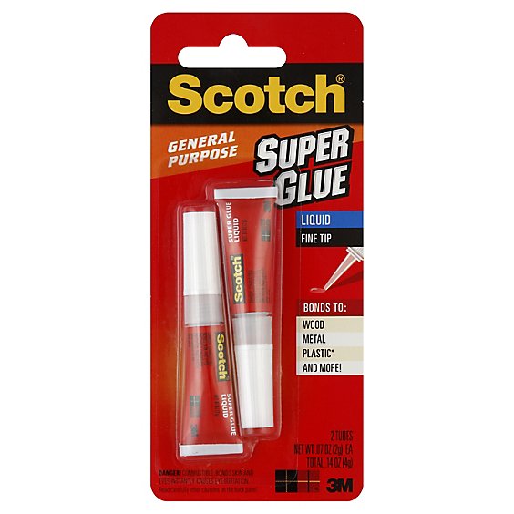 Scotch Liquid Super Glue - 2 CT