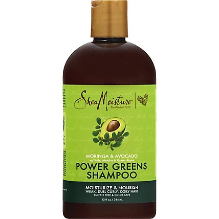 Shea Moisture Shampoo Power Greens - 13 OZ - Image 2