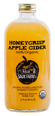 Sauk Farm Honeycrisp Apple Cider - 16 Oz - Image 1