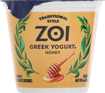Zoi Honey Yogurt - 6 OZ - Image 2
