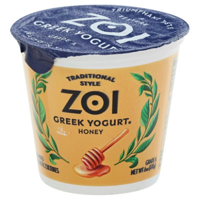 Zoi Honey Yogurt 6 OZ Safeway