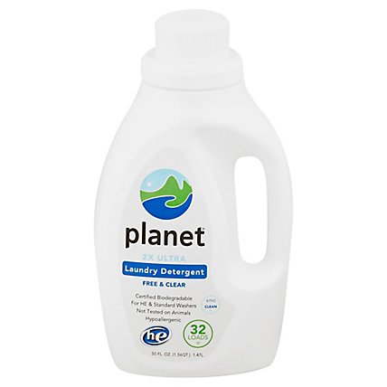 Planet 2x Ultra Laundry Detergent Free & Clear - 50 FZ - Image 3