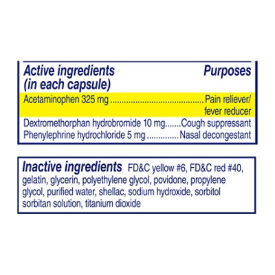 Alka-Seltzer Plus Daytime Cold Liquid Gels - 20 Count - Image 4