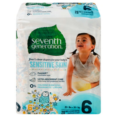 Seventh Generation Stage 6 Diapers - 20 CT - Image 3