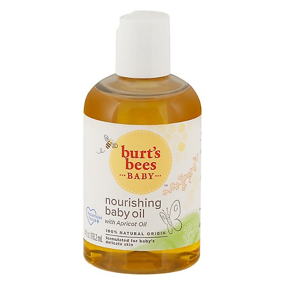 Burts Bees Apricot Baby Oil - 4 OZ