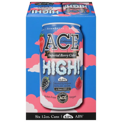 ACE HIGH Imperial Berry Cider Cans – 6-12 FZ - Image 3